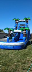 18ft Blue Paradise Waterslide